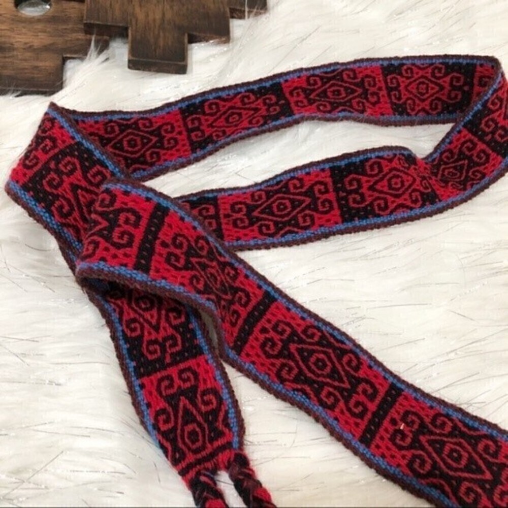 Handwoven Inca Design Belt OS - Picture 7 of 7